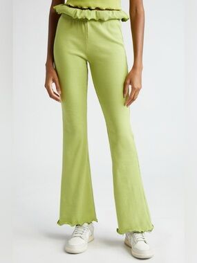 Sammy B NWT Kenny Slim‎ Fit Lime Green Flare Lettuce Hm Pants